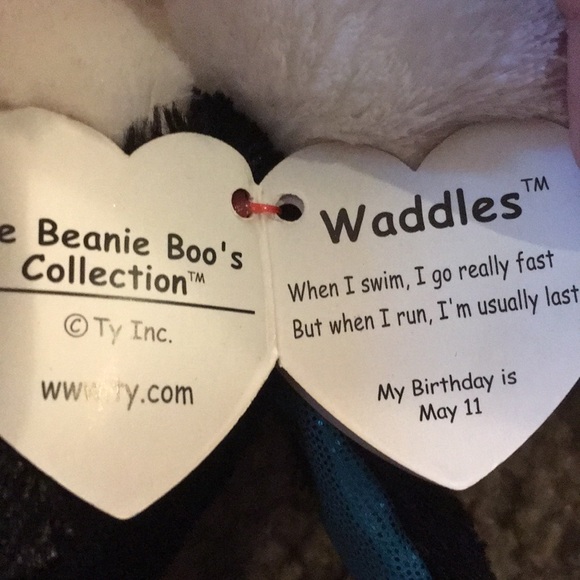 Penguin Beanie Boo Plush - Picture 5 of 5